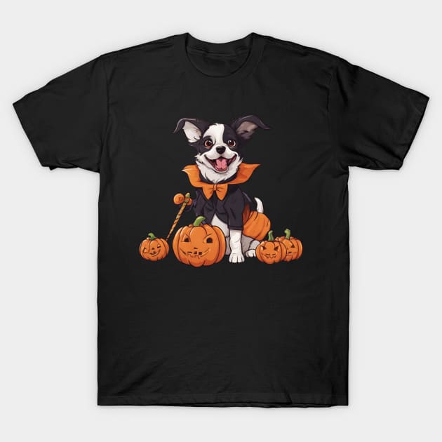 All Hallows Pup T-Shirt by Feychild333